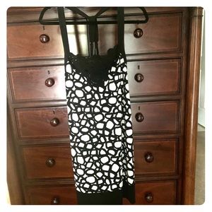 BCBGMaxAzria geometric print dress